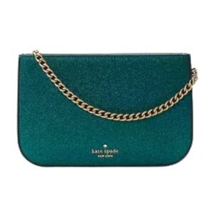 NWT Kate Spade Sparkling Teal Clutch